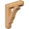Ekena Millwork Balboa Craftsman Smooth Bracket, Western Red Cedar, 5 1/2"W x 26"D x 30"H BKT06X26X30BOA04SWR - alternate 1